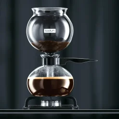 Bodum Pebo vacuum coffee maker 1 L, 8 copper BlackTransparent New