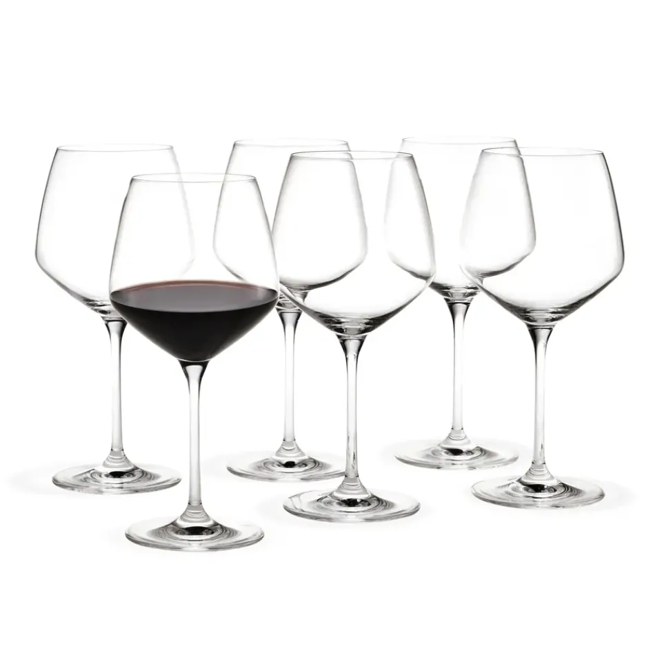 Holmegaard Perfection Bourgogne glass 59 cl 6 pack, Clear Transparent Online