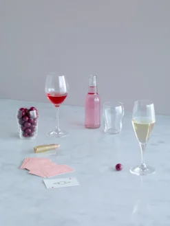 Holmegaard Perfection champagne glass 23 cl 6 pack, Clear Transparent Hot