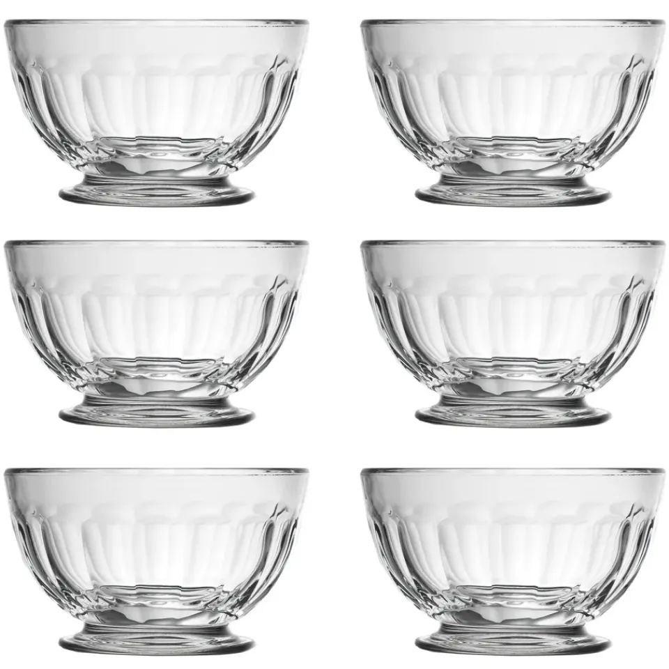 La Rochère Perigord dessert bowl on foot 50 cl 6-pack, Transparent Best