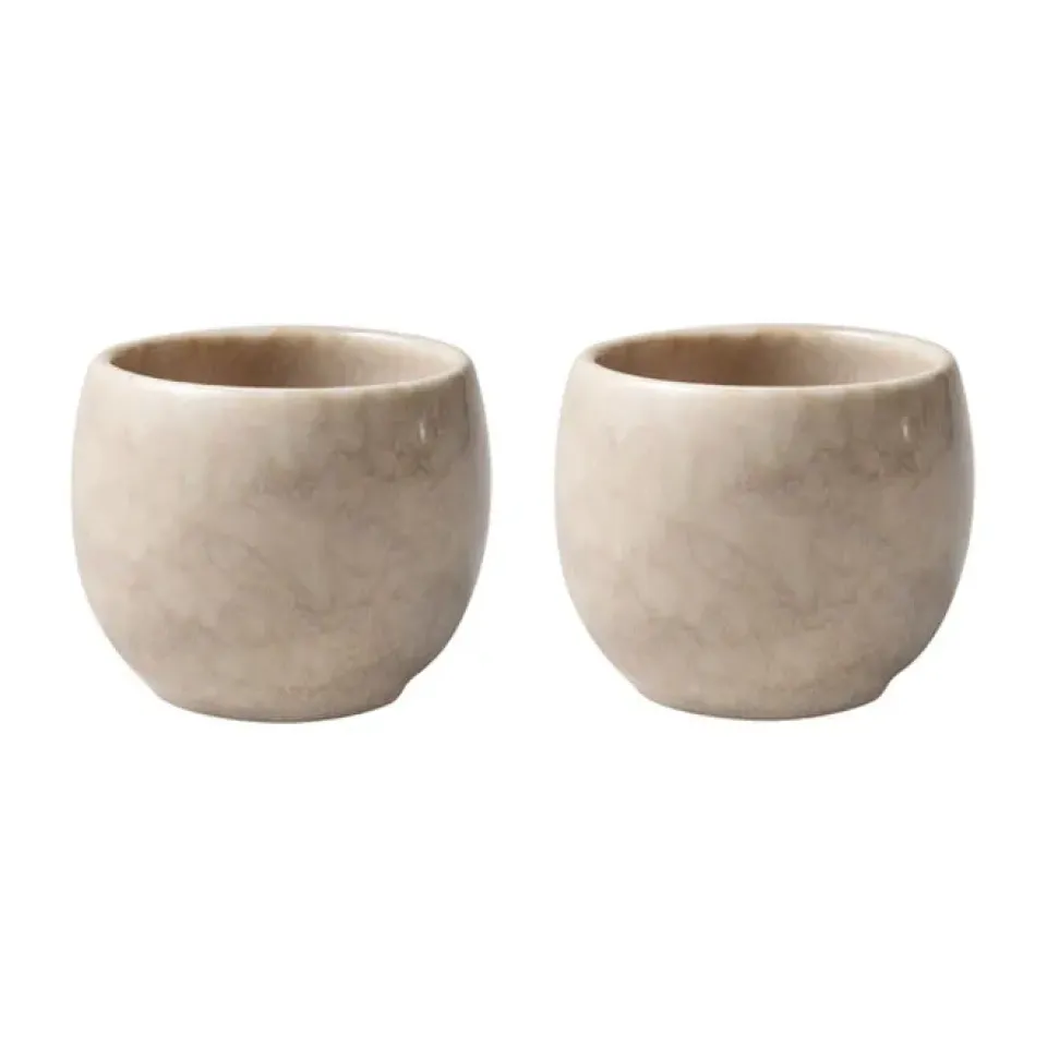 Villeroy & Boch Perlemor Home egg cup 2-pack, Sand Beige