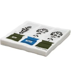 Almedahls Persons Kryddskåp paper napkin 20-pack, green-blue BlueGreen Clearance