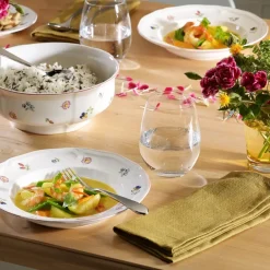 Villeroy & Boch Petite Fleur deep plate, 23 cm YellowPurpleRedWhite New