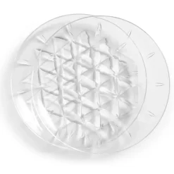 Sagaform Picknick plate 2-pack, 26 cm Transparent New