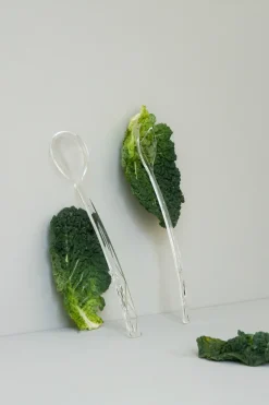 Sagaform Picknick salad cutlery 2 pieces, Clear Transparent Best