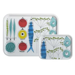 Almedahls Picknick trays, 27x20 cm BlueGreen Hot