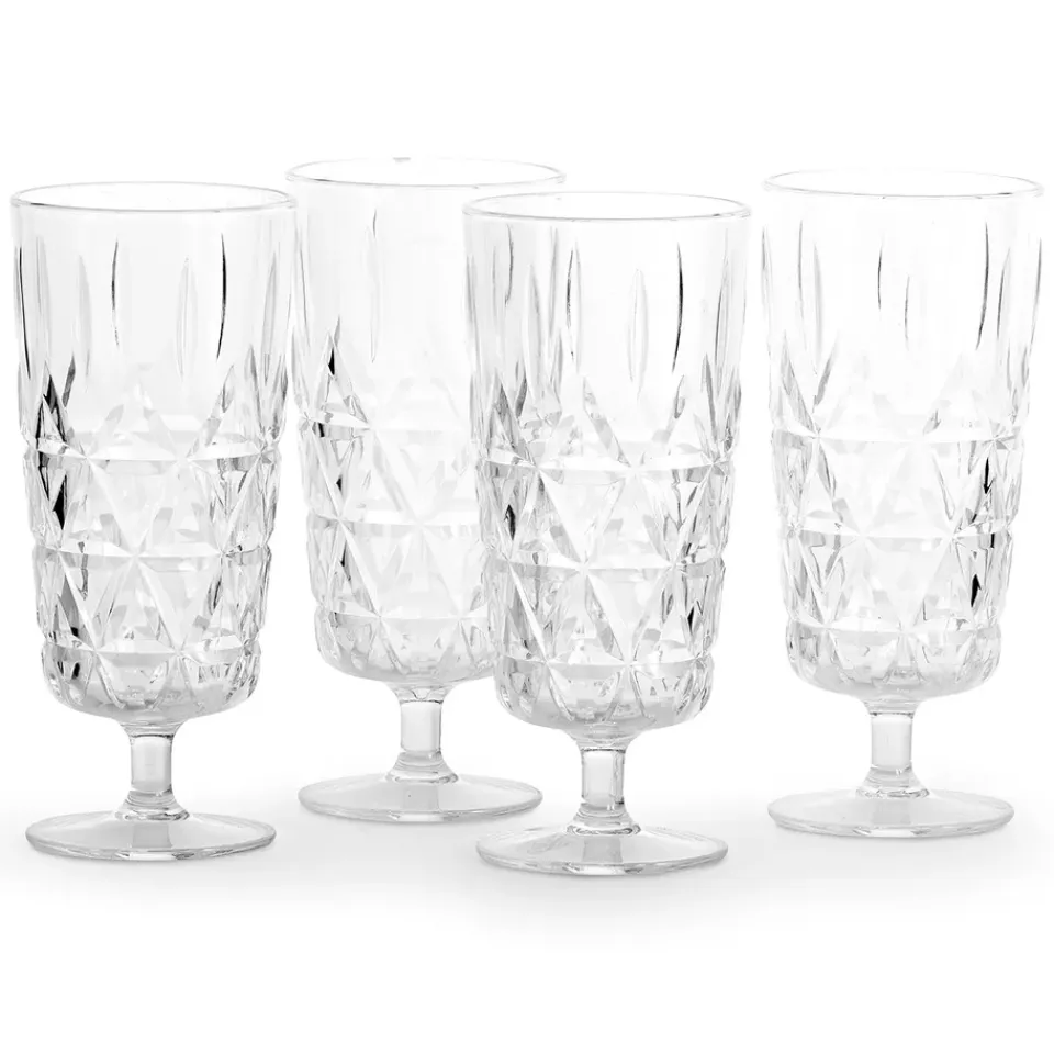 Sagaform Picnic champagne glass 4-pack, 4-pack Transparent Sale