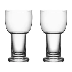 Kosta Boda Picnic glass 48cl 2-pack, Clear Transparent Hot
