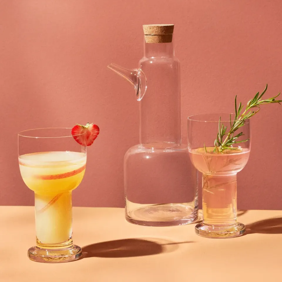 Kosta Boda Picnic glass 48cl 2-pack, Clear Transparent Hot