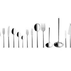 Villeroy & Boch Piemont lunch cutlery 113 pieces, Stainless steel Silver-coloured Outlet