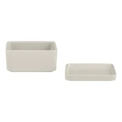 Blomus Pilar butter dish - storage box 250 ml, Moonbeam Beige Outlet