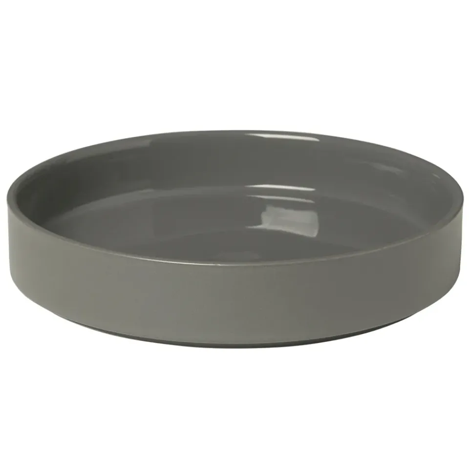 Blomus Pilar deep plate Ø20 cm, Pewter Grey Online