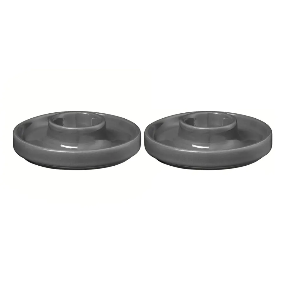 Blomus Pilar egg cup Ø10.4 cm 2-pack, Pewter Grey Hot