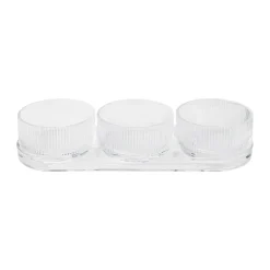 Stelton Pilastro tapas set 4 parts, Clear Transparent Outlet