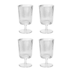 Stelton Pilastro wine glass 18 cl 4-pack, Clear Transparent Outlet