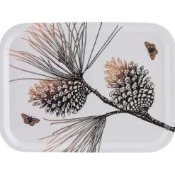 Åry Home Pine Cone tray 20x27 cm, Cotton White Best