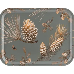 Åry Home Pine Cone tray 28x36 cm, Moss grey Green Hot
