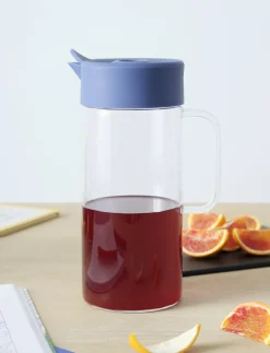 RIG-TIG PIP servering jug 1.4 L, Dark blue BlueTransparent