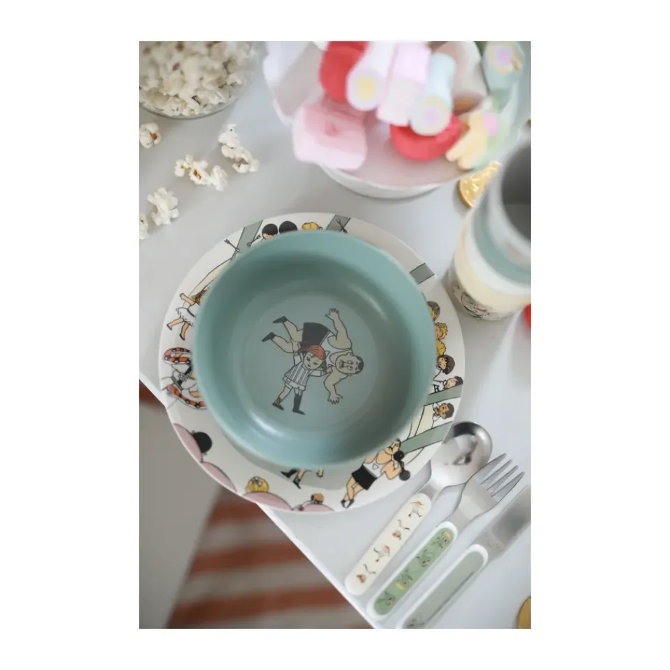Rätt Start Pippi Cirkus bowl Ø14.5 cm, Green