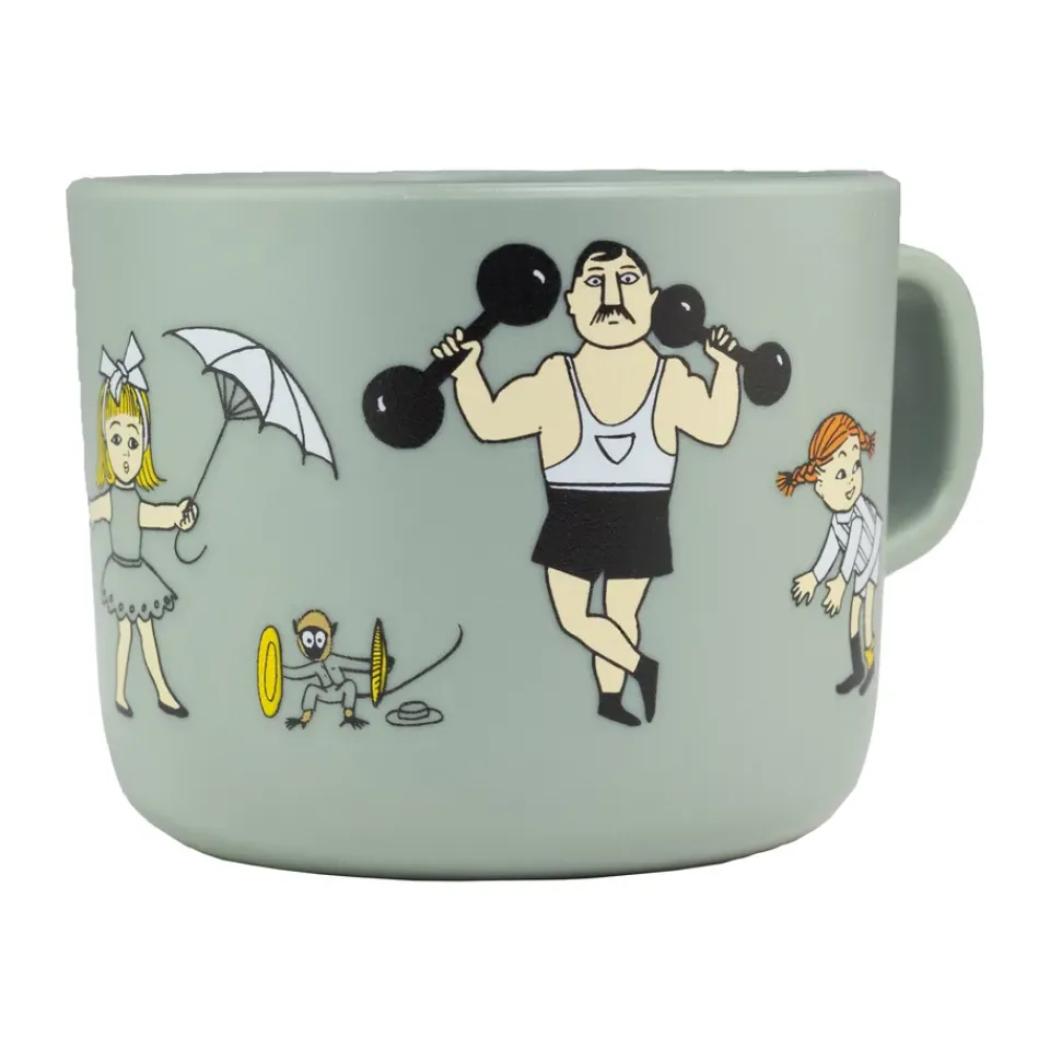 Rätt Start Pippi Cirkus mug 25 cl, Green Online
