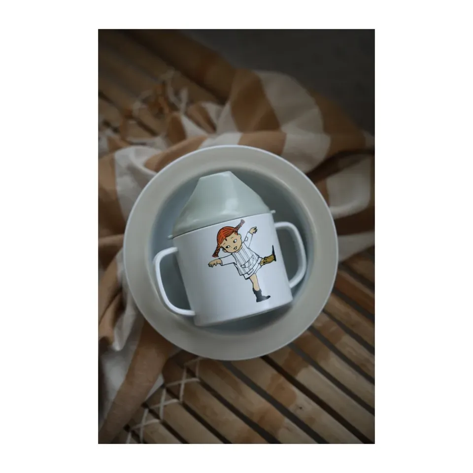 Rätt Start Pippi Cirkus sippy cup 20 cl, beige Multi Outlet