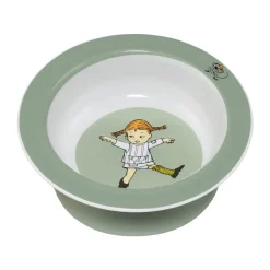 Rätt Start Pippi Cirkus suction cup plate Ø15.5 cm, Green Multi Outlet