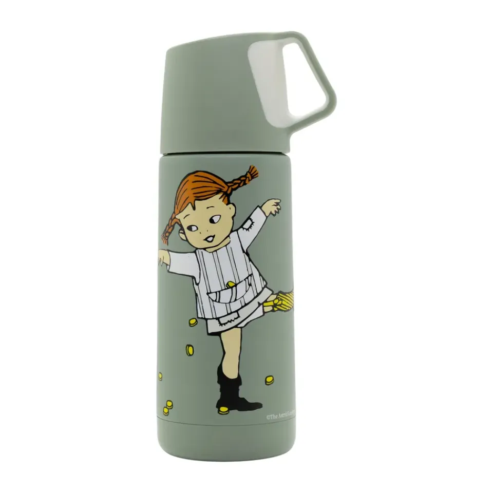 Rätt Start Pippi Cirkus thermos 35 cl, Multi Green Discount