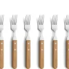 Amefa Pizza grill fork 6-pack, Oak Best