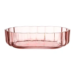 Iittala Play glass bowl low 50 mm, Salmon Pink Best