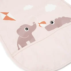 Done by deer Playground bib with velcro, Powder Beige Best