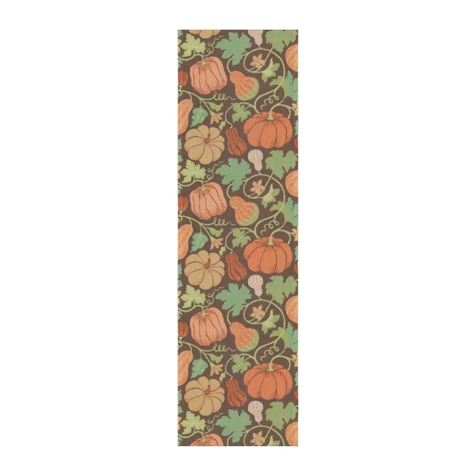 Ekelund Linneväveri Plenty of pumpkin runner, 35x120 cm Multi Discount