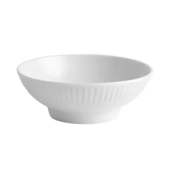 Pillivuyt Plissé bowl on foot, White Online