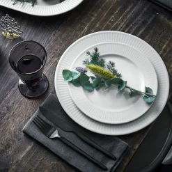 Pillivuyt Plissé plate Ø 24 cm, White Best