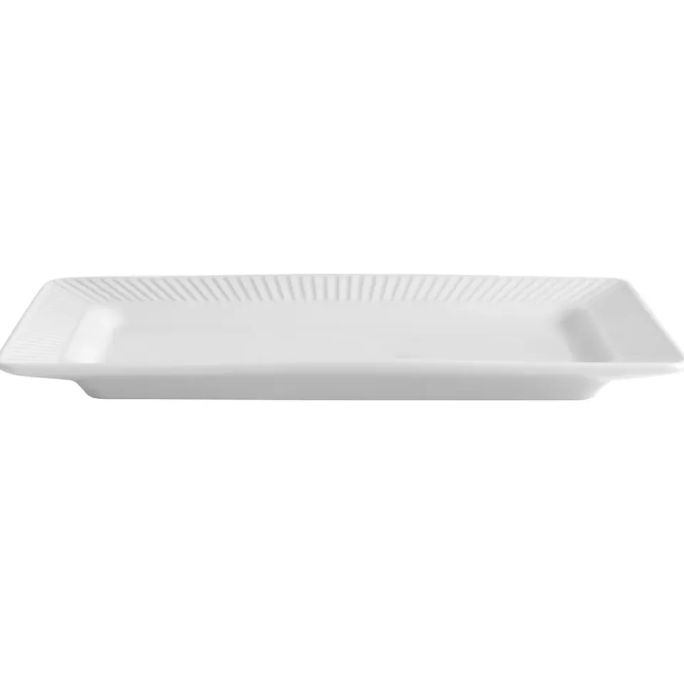 Pillivuyt Plissé saucer 26x14 cm, White Outlet