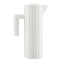 Alessi Plissé thermos jug 1 L, White Clearance