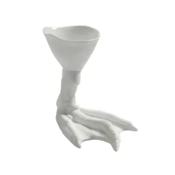 Serax Poaking Duck Foot egg cup, White Outlet