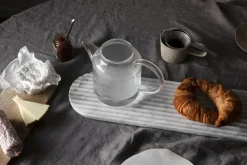 Northern Podium tray 90 cm, Mixed marble White Online