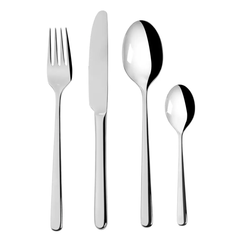 Scandi Living Polar cutlery 24 pieces, Stainless steel Silver-coloured Best