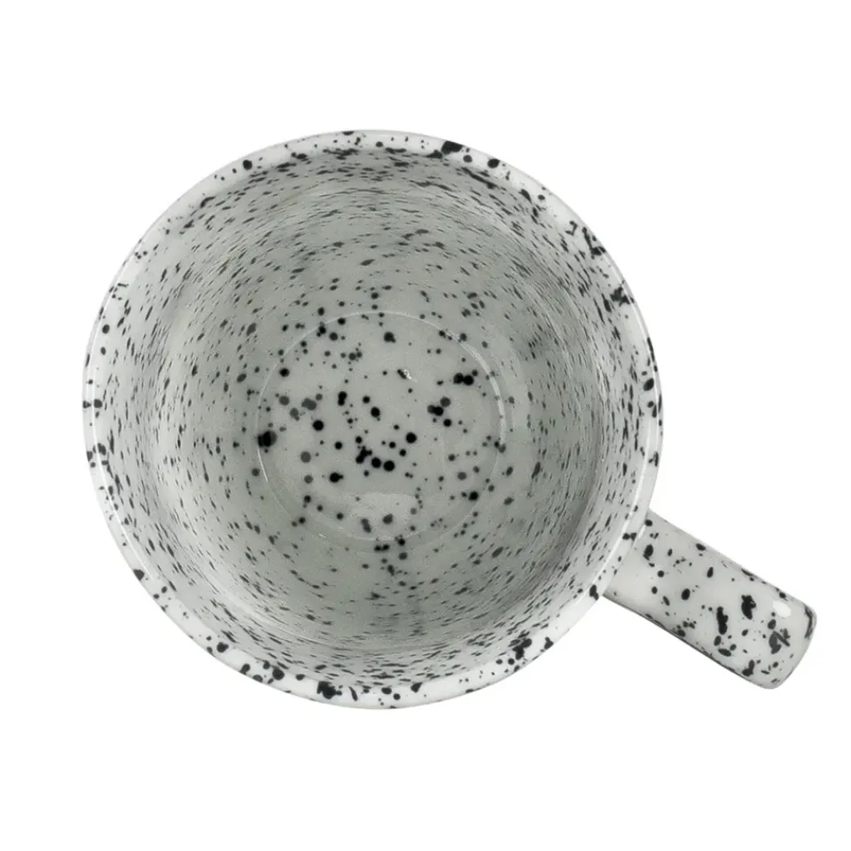 Olsson & Jensen Poppi mug, white-black BlackWhite Hot