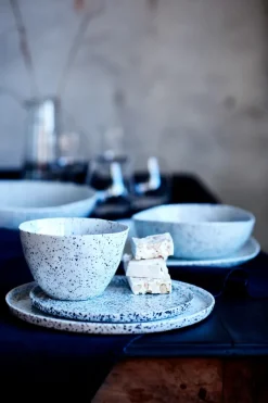 Olsson & Jensen Poppi soup and pasta bowl, white-black BlackWhite Hot