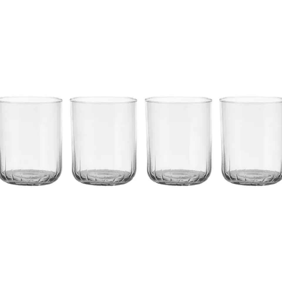 Scandi Living Pristine tumbler glass 37 cl 4-pack, Clear Transparent Discount