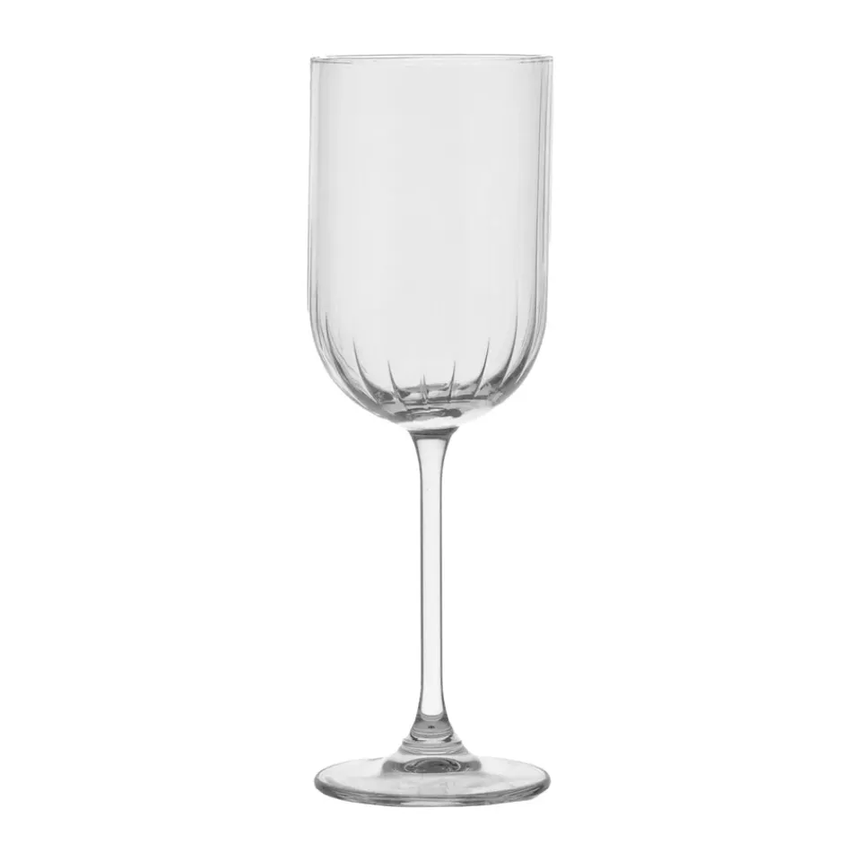 Scandi Living Pristine white wine glasses 32 cl 4-pack, Clear Transparent