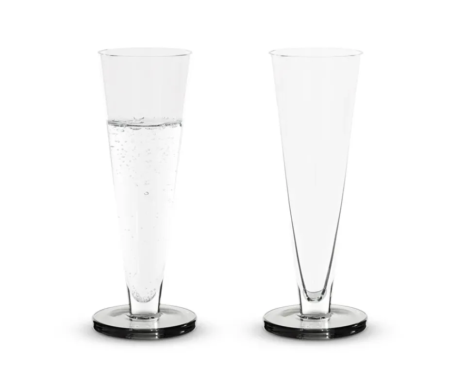 Tom Dixon Puck champagne glass 12.5 cl, Clear Transparent Hot