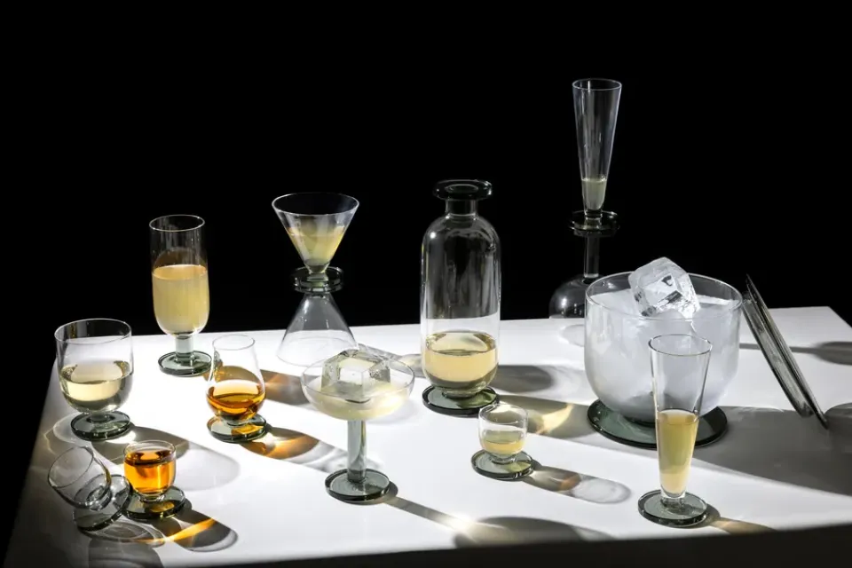 Tom Dixon Puck champagne glass 12.5 cl, Clear Transparent Hot
