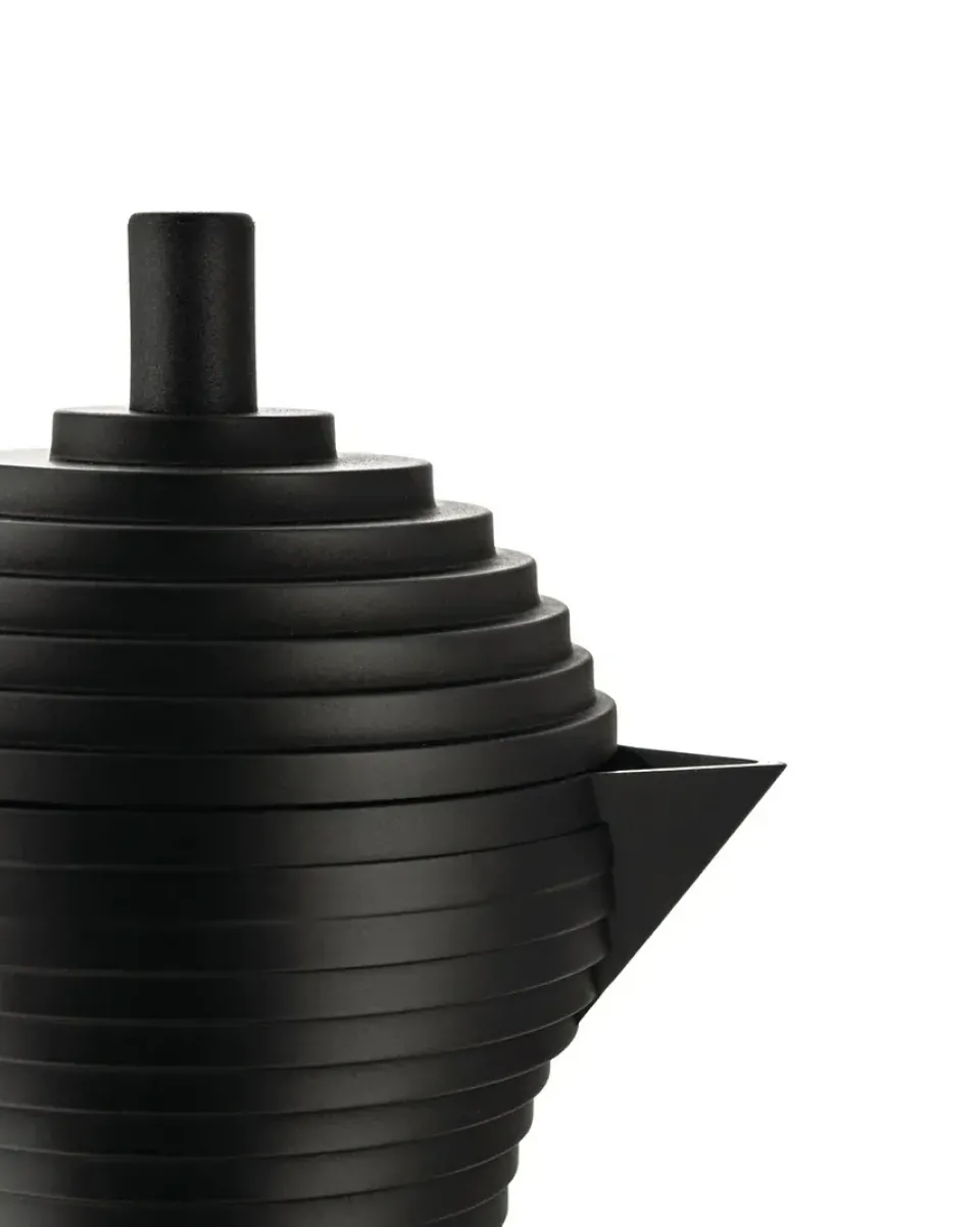 Alessi Pulcina espresso maker , 30 cl, 6 cups Black Best