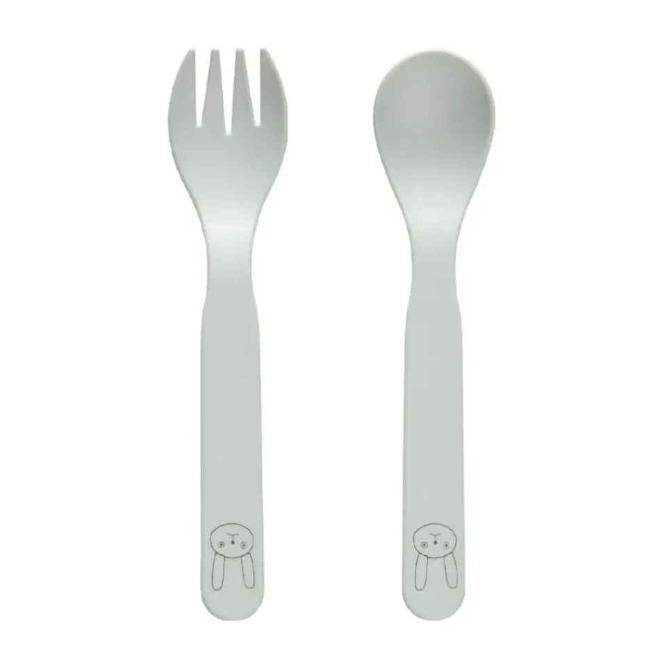 OYOY Pullo children's cutlery set, Pale Mint Green Hot