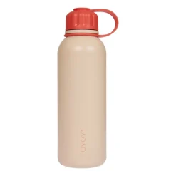 OYOY Pullo water bottle 52 cl, Coral-Cherry Red BeigeRed Sale