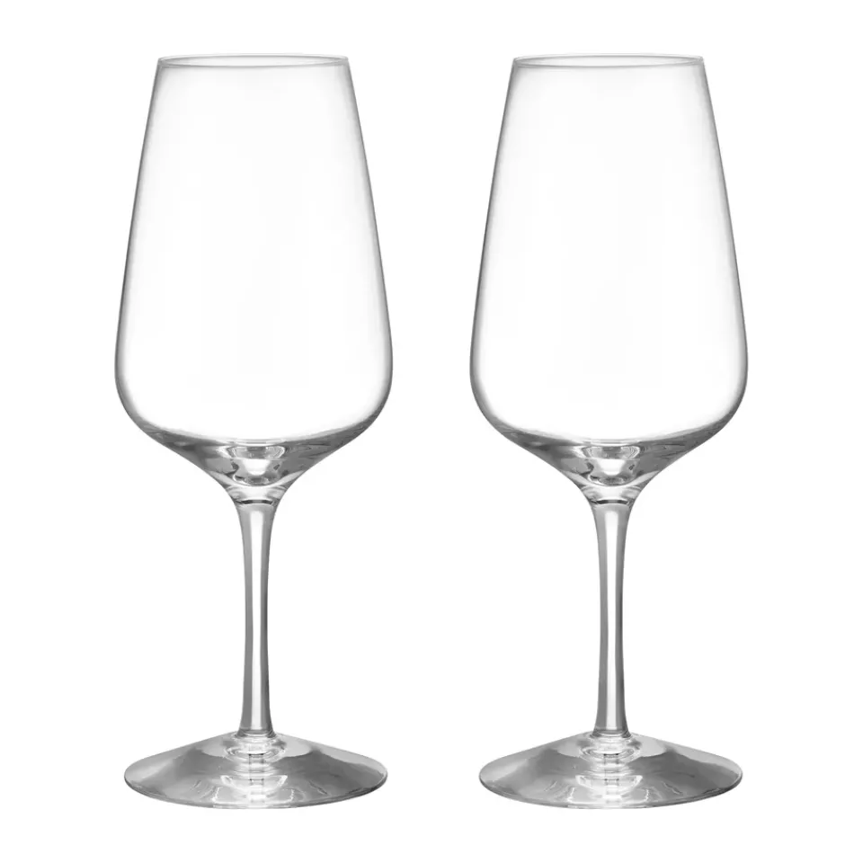 Orrefors Pulse wine glass 38 cl 2-pack, Clear Transparent New