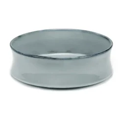 Serax Pure bowl glazed L 24 cm, Blue New