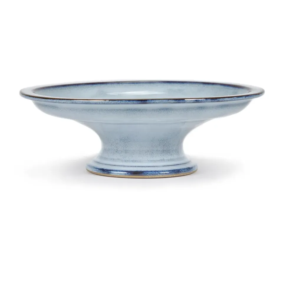 Serax Pure cake plate glazed L 23.5 cm, Blue Hot